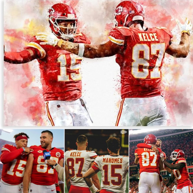 Patrick Mahomes Travis Kelce Set Playoff Touchdown Record Passing Tom Brady And Rob Gronkowski