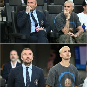 Tension mounts in Beckham family: David and son Romeo seen in rare public outing after Brooklyn’s dramatic bust-up reportedly tore relatives apart