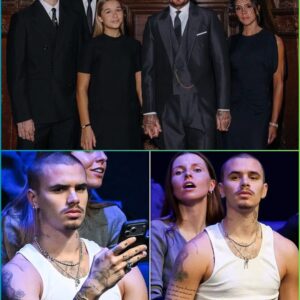 Romeo Beckham turned up the heat on Saturday as he went shirtless for a steamy mirror selfie, putting his sculpted torso and expanding tattoo collection on full display