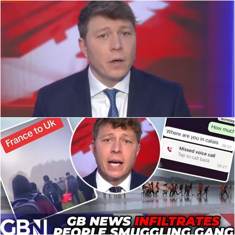 “THIS IS A TOTAL FAILURE OF CONTROL.” GB News was forced to halt its scheduled programming after a shocking breaking news alert revealed migrant smugglers openly mocking Labour on live television in what presenters branded a “catastrophic collapse of borders.” The studio turned tense as the footage aired, with one furious voice declaring, “They’re laughing at us because they know nobody’s stopping them.” Viewers watched in disbelief as the claims unfolded in real time, triggering a fierce on-air backlash, explosive reactions online, and renewed outrage over who is really in charge — as Britain’s border debate hit boiling point before the cameras SS
