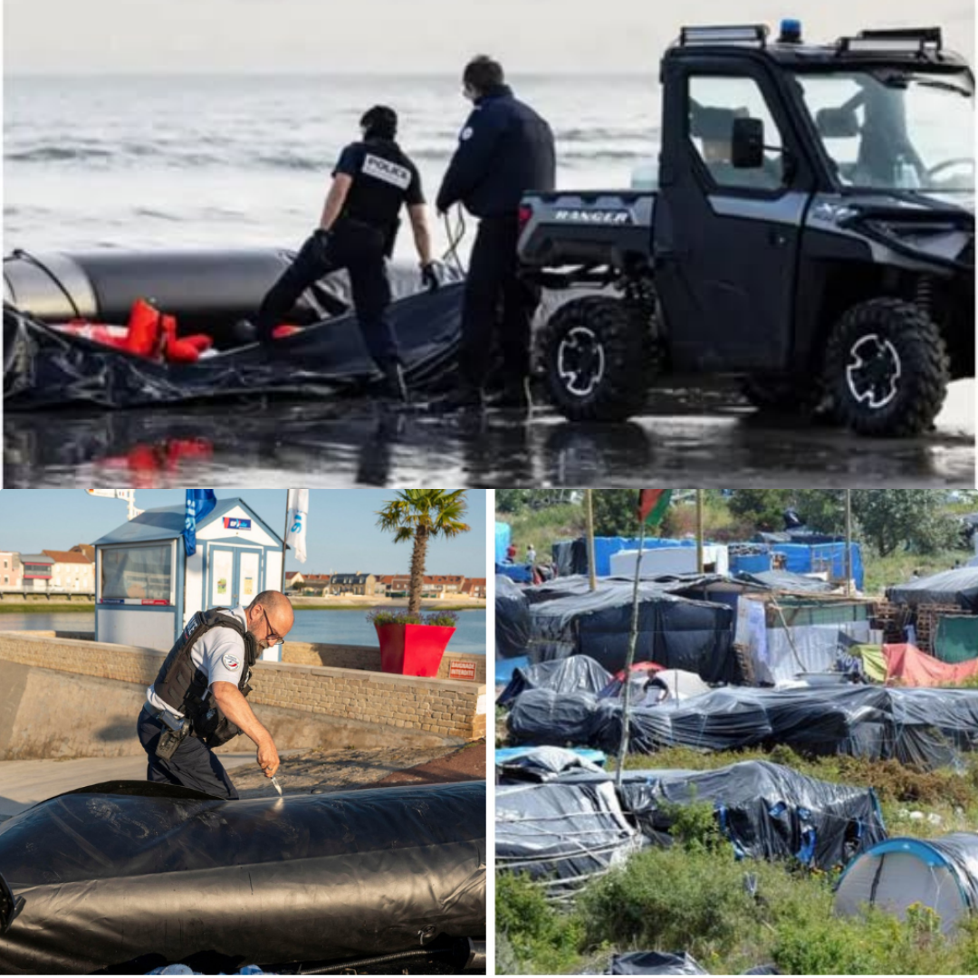MASKED BRIT HEROES GO WILD: Knife-Slashing Migrant Boats on French Beaches – “NOT ONE MORE SOUL GETS THROUGH!”