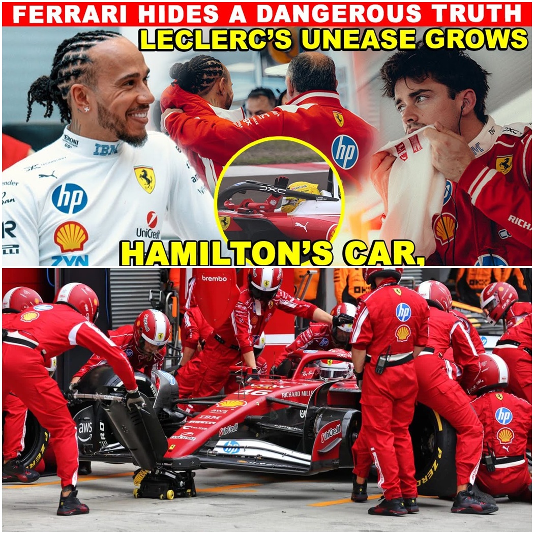 Civil War in Maranello? Hamilton’s Ultimatum Reshapes Ferrari as Rumors Swirl of Leclerc’s Sacrifice